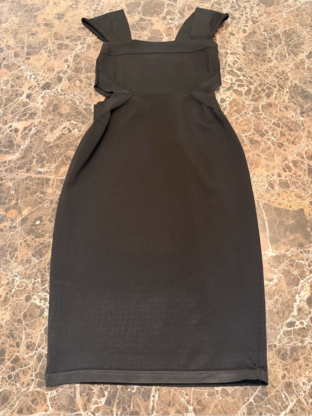 Stella McCartney Bodycon Black Dress with Branded Tag